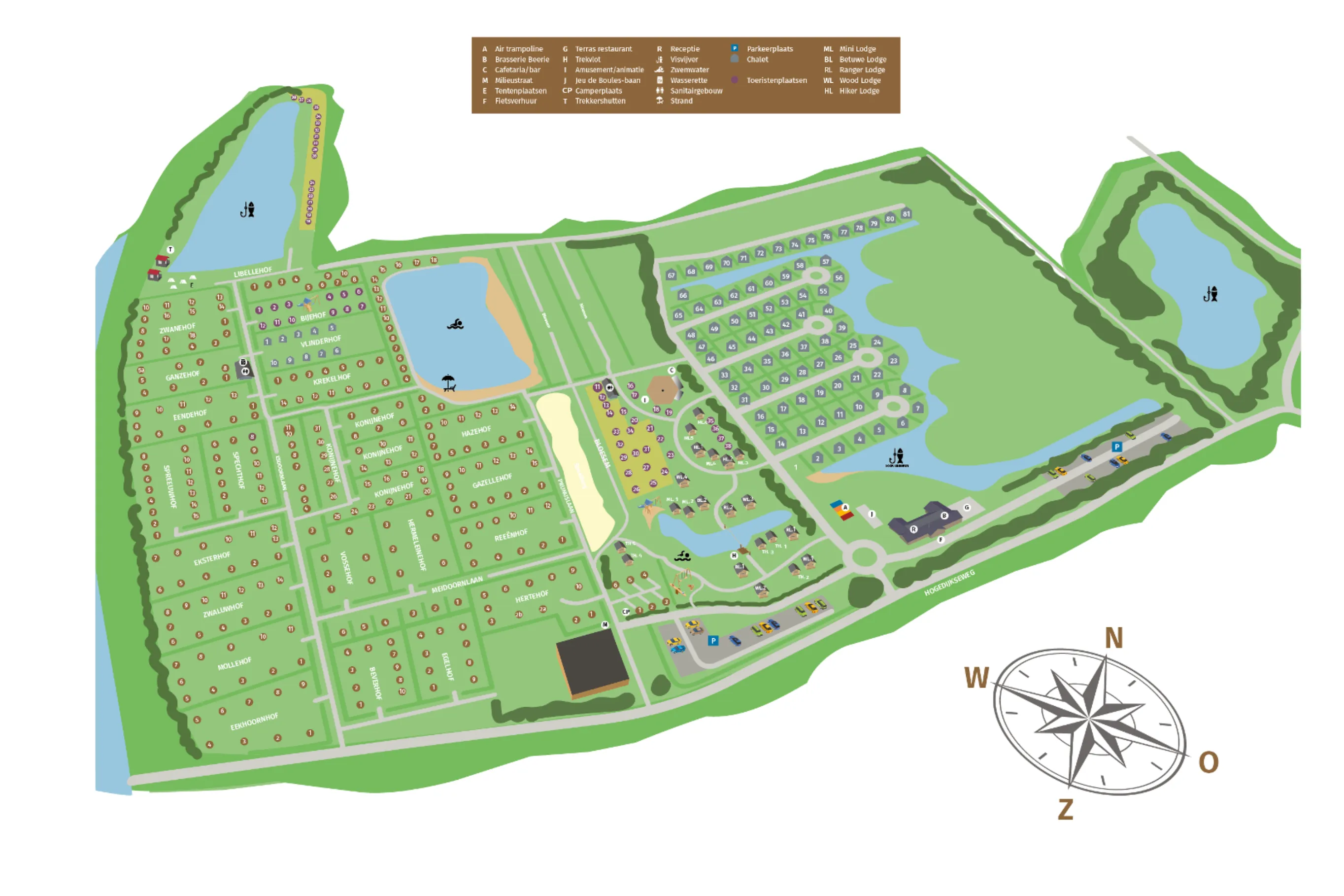 De Betuwse Hofjes - Plattegrond